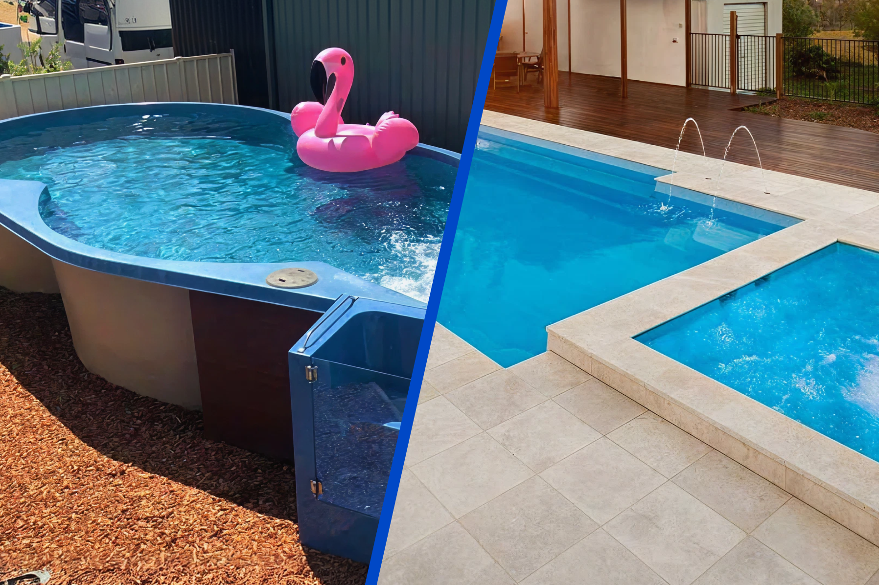 Above Ground vs In-Ground Fibreglass Pools (Pros, Cons and Costs)